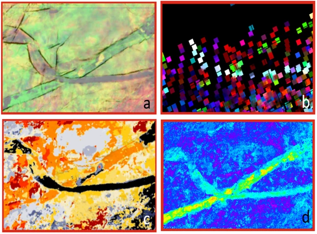 Spectral decomposition, well log classification, seismic facies map, and porosity map